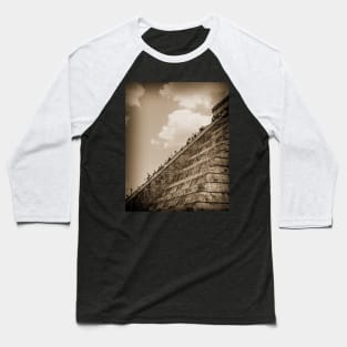 Walking Up The Pyramid Baseball T-Shirt